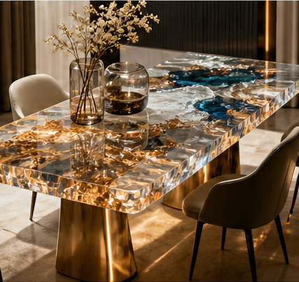 The Rise of Resin Art: Redefining Modern Interior Spaces with Huizhou Xinyi Art（images 3）