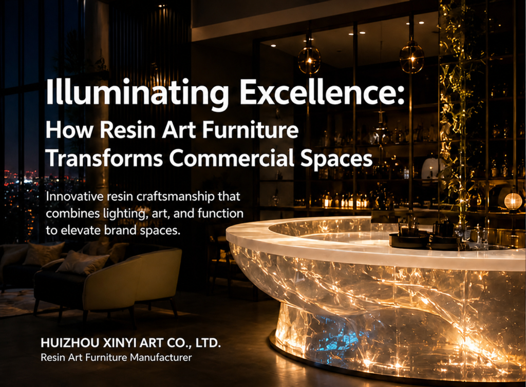 Illuminating Excellence: How Resin Art Furniture Transforms Commercial Spaces（images 1）