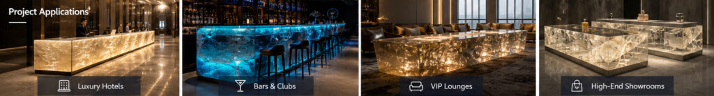 Illuminating Excellence: How Resin Art Furniture Transforms Commercial Spaces（images 4）