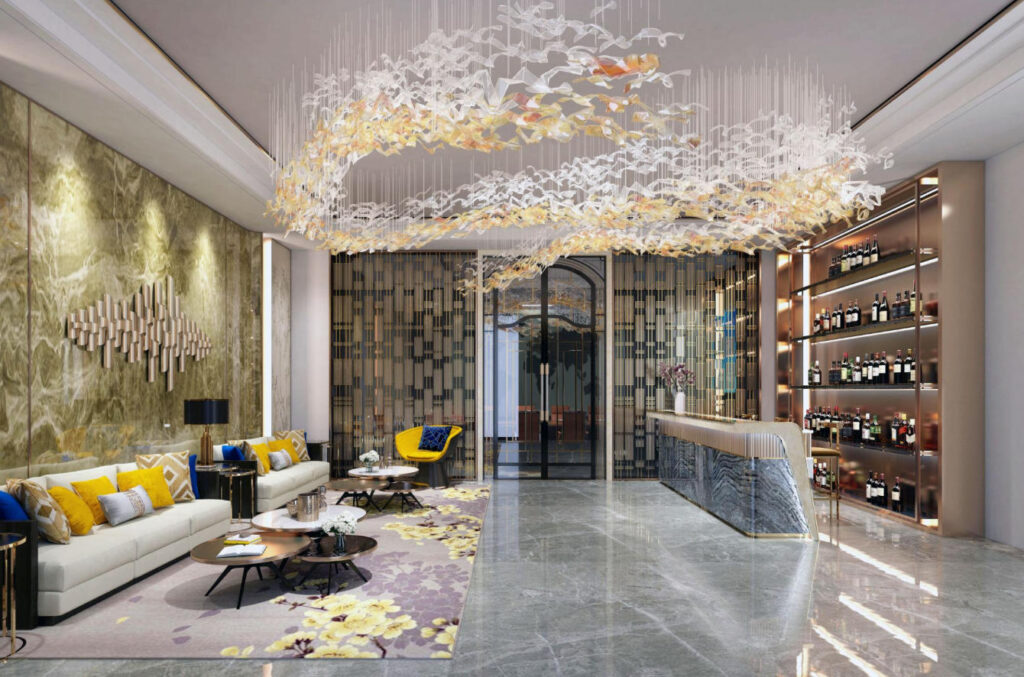 Why Resin Art is Redefining Luxury Hotel Reception Design（images 1）