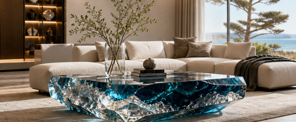The Rise of Resin Art: Redefining Modern Interior Spaces with Huizhou Xinyi Art（images 1）