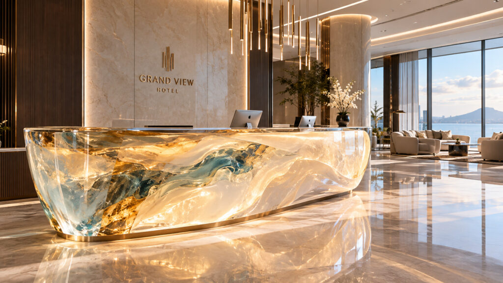 Resin Furniture for Luxury Hotels: Custom Desig...